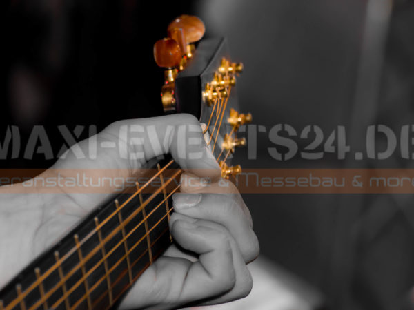 Musiker mit Bass